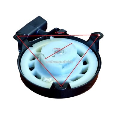 Užvedimo starteris skirtas Briggs & Stratton varikliams. Kodai: 690101 499706