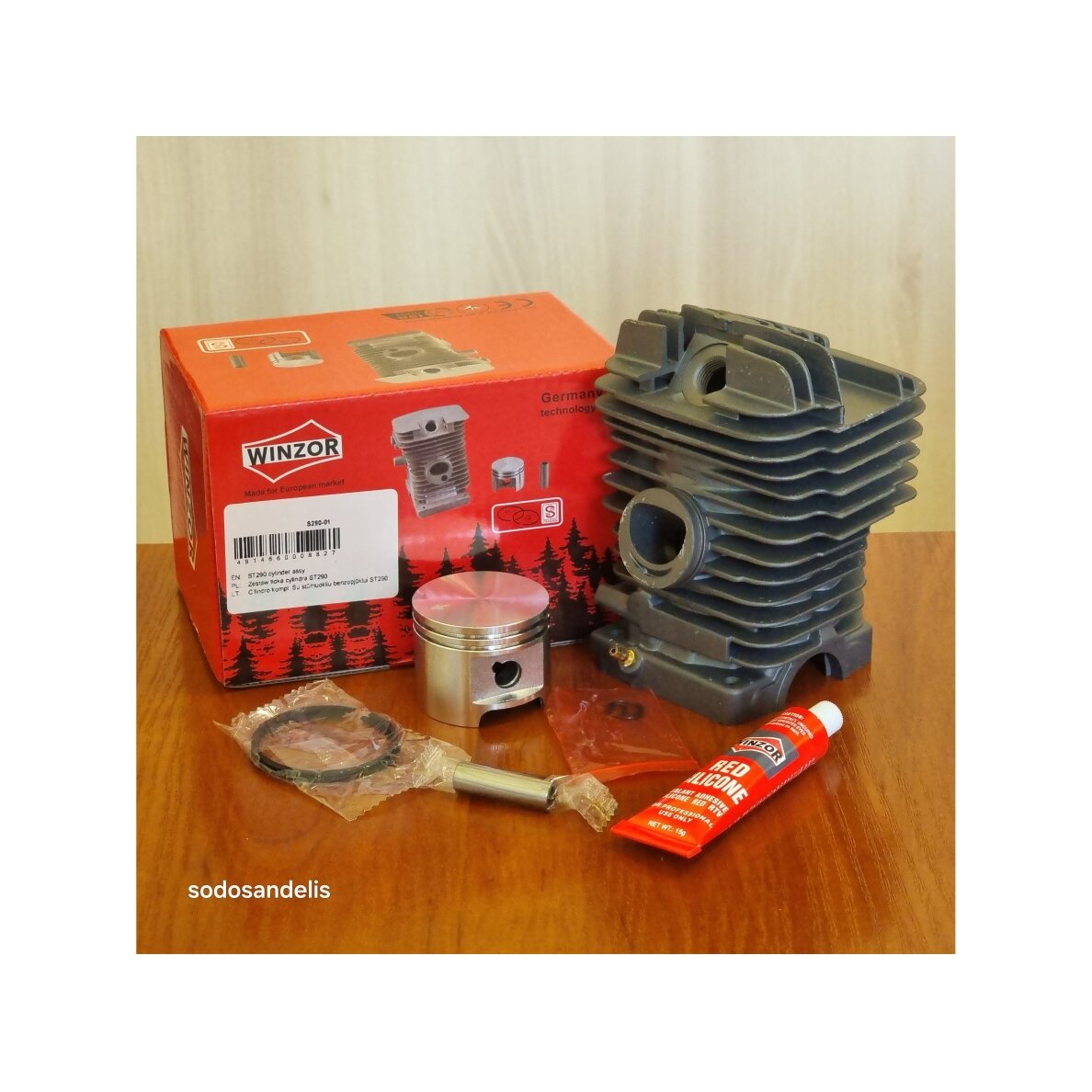 46mm Cylinder kit for STIHL MS290 chainsaw; 029 #1127 020 1217 46mm Cylinder kit for STIHL MS290 chainsaw; 029 #1127 020 1217