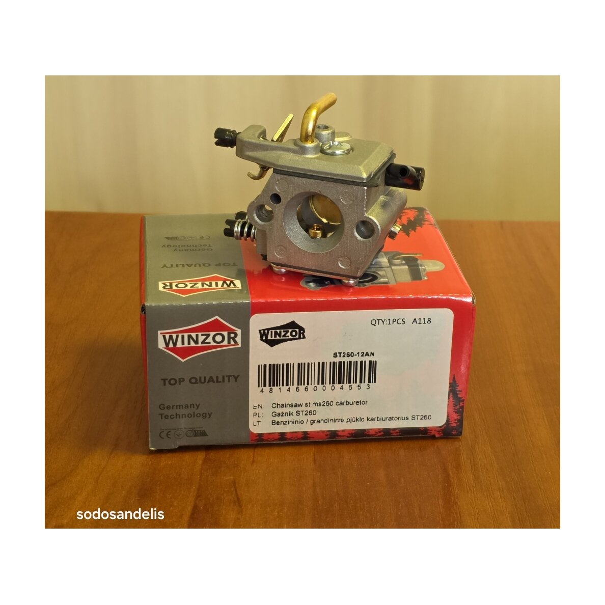 Benzīna motorzāģa karburators piemērots STIHL MS024 \/ MS026 \/ MS240 \/ MS260 1 Benzīna motorzāģa karburators piemērots STIHL MS024 \/ MS026 \/ MS240 \/ MS260 1