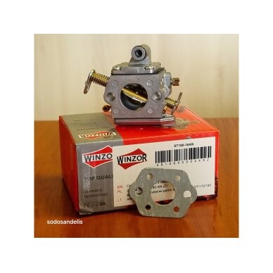 Benzīna motorzāģa karburators STIHL MS017 / MS018 / MS170 / MS180 AN