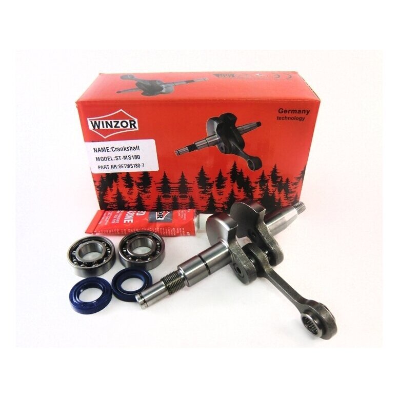 Alkūninio veleno komplektas tinkantis STIHL MS170 MS180 018 MS191 MS191T Pjūklams. Alkūninio veleno komplektas tinkantis STIHL MS170 MS180 018 MS191 MS191T Pjūklams.