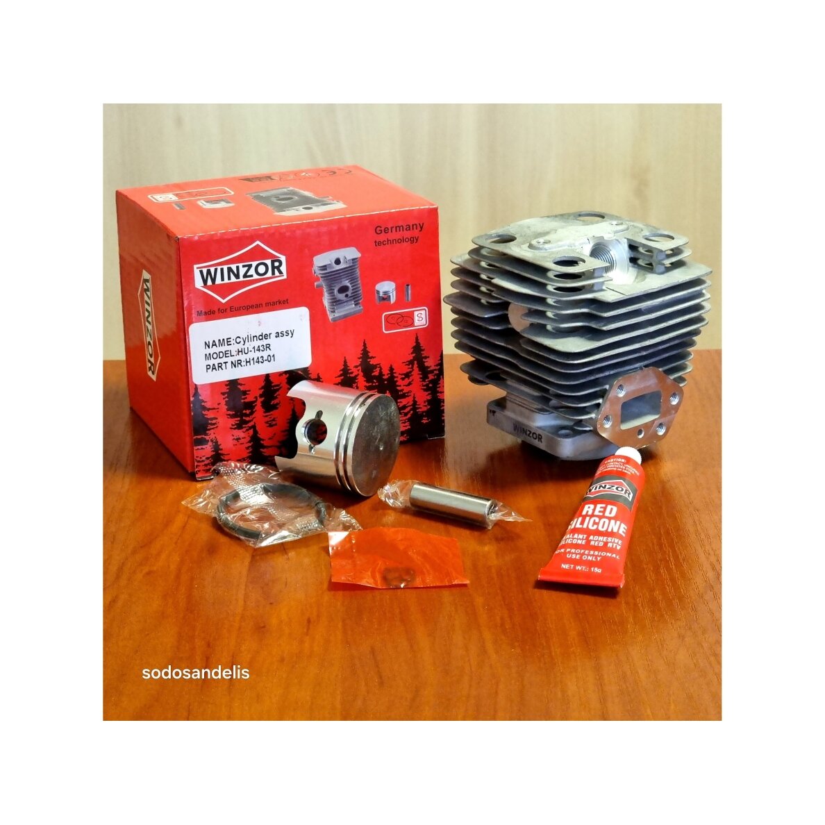 Cilindrs paredzēts Husqvarna 143R II 143AE 443RB 542RBS Zenoah G45L E45A 510064201 515361401 Cilindrs paredzēts Husqvarna 143R II 143AE 443RB 542RBS Zenoah G45L E45A 510064201 515361401