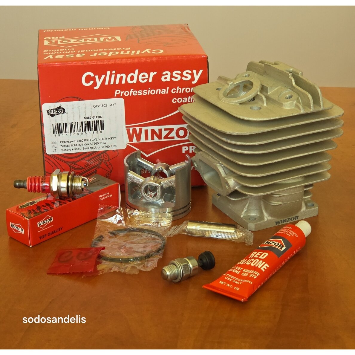Cilindra komplekts 48mm NIKASIL Stihl MS360, 036, MS360 PRO, 036 PRO #11250201215, #11250201213, #11250201204 1 Cilindra komplekts 48mm NIKASIL Stihl MS360, 036, MS360 PRO, 036 PRO #11250201215, #11250201213, #11250201204 1