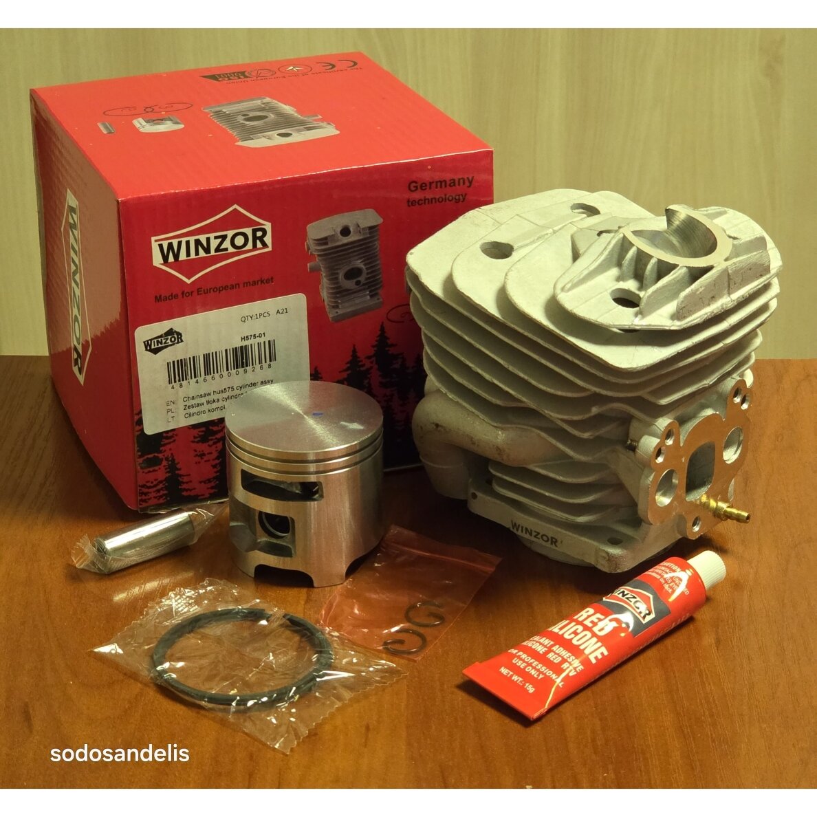 Cylinder kit Husqvarna 575XP 575 570 NIKASIL 51mm Part. 537254102