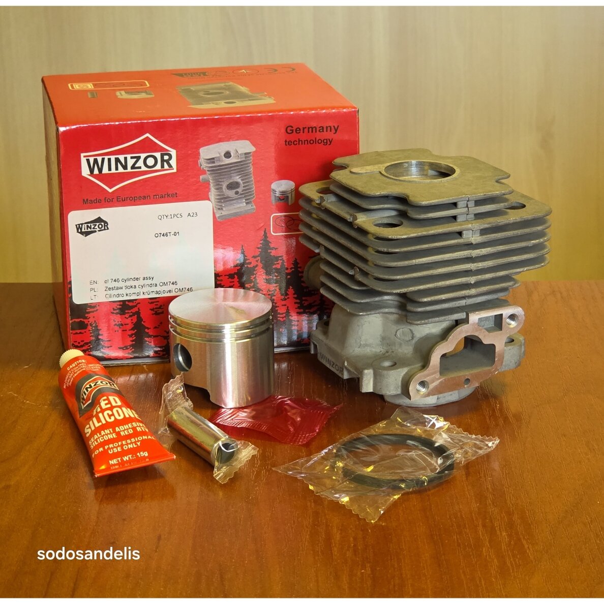 Cilindra komplekts Oleo-Mac 746T 746S 446BP 446BP Ergo EFCO 8460 #61122014A