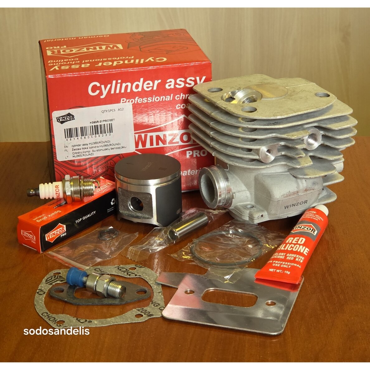 Cylinder kit NIKASIL Husqvarna 362 365 371 372 Jonsered 2065 2165 48mm  #503939071 1