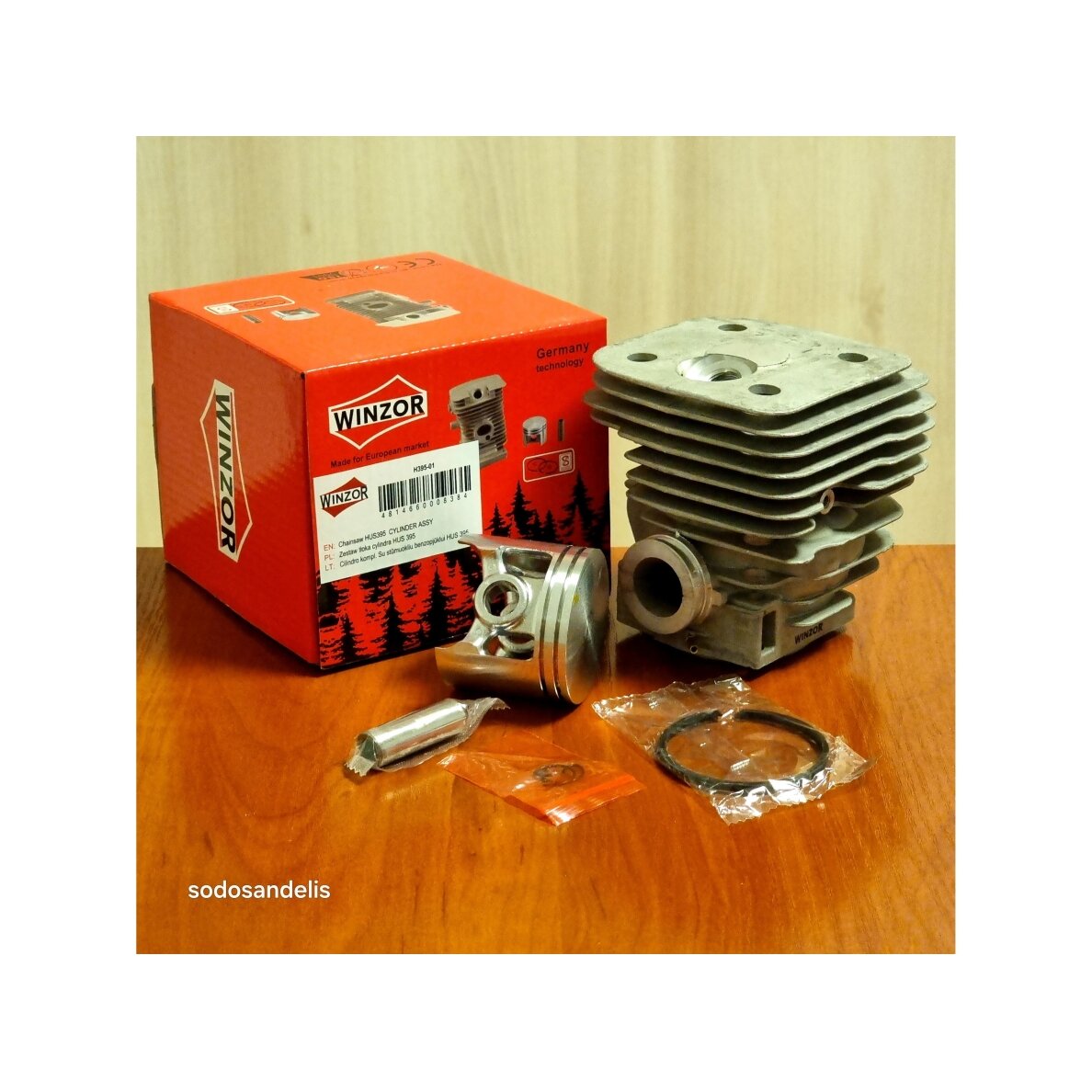 Cilindra komplekts paredzēts Husqvarna 395 395 EPA 395XP\/XPG 56mm #503993903 503993971 Cilindra komplekts paredzēts Husqvarna 395 395 EPA 395XP\/XPG 56mm #503993903 503993971