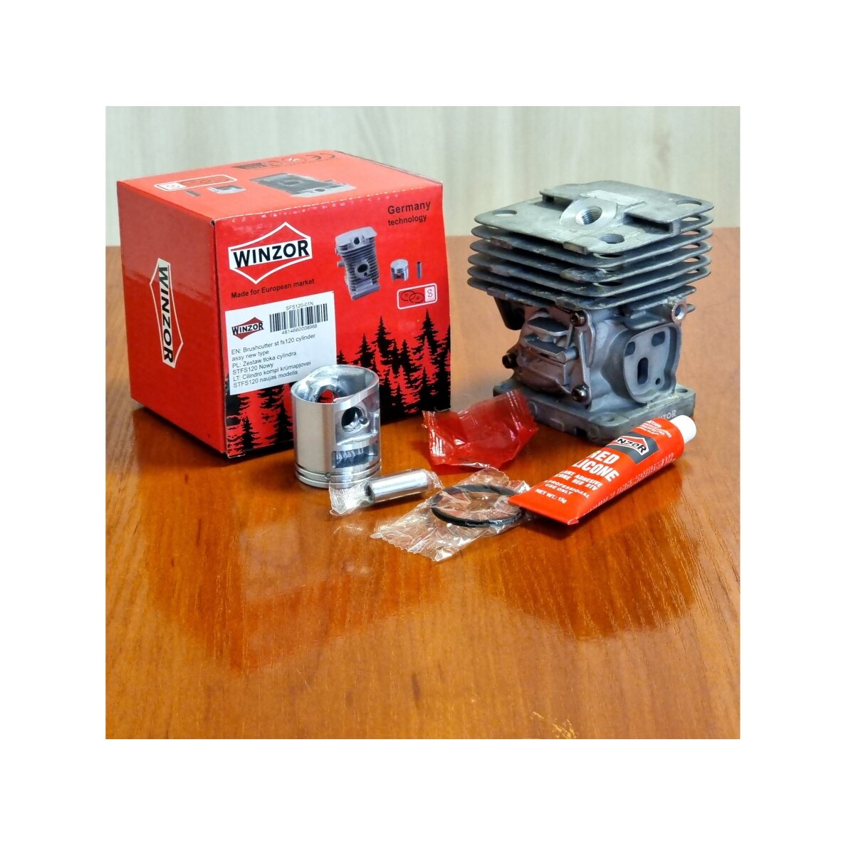 Cylinder kit for STIHL FS120 2-MIX and FS120 R 2-MIX trimmers 4134 020 1221 Cylinder kit for STIHL FS120 2-MIX and FS120 R 2-MIX trimmers 4134 020 1221