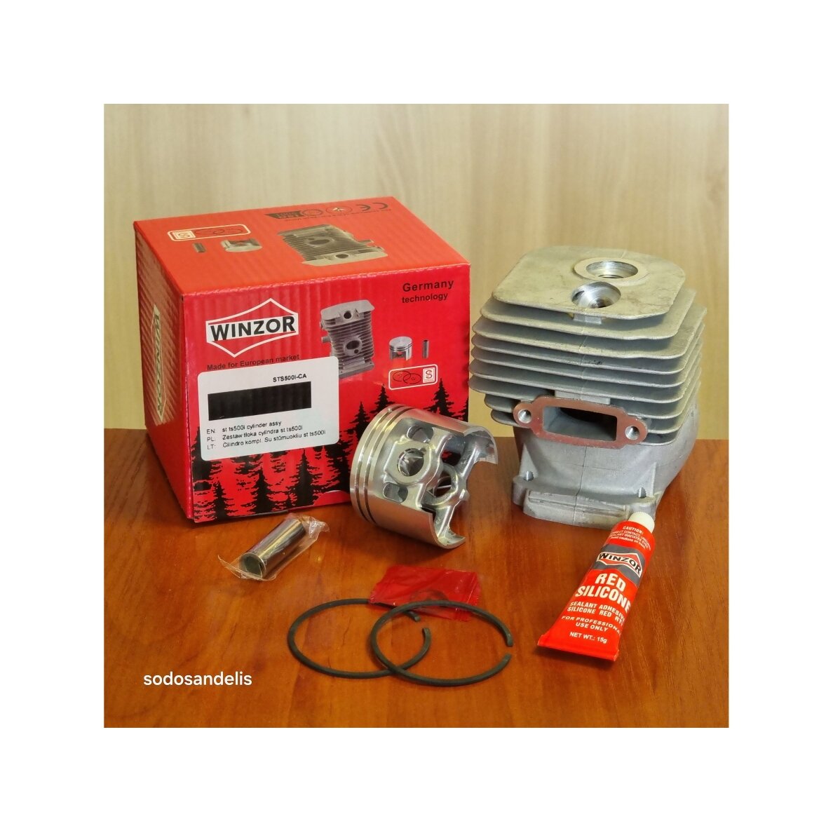 Cylinder kit for STIHL TS500i TS480i cut-off saws NIKASIL