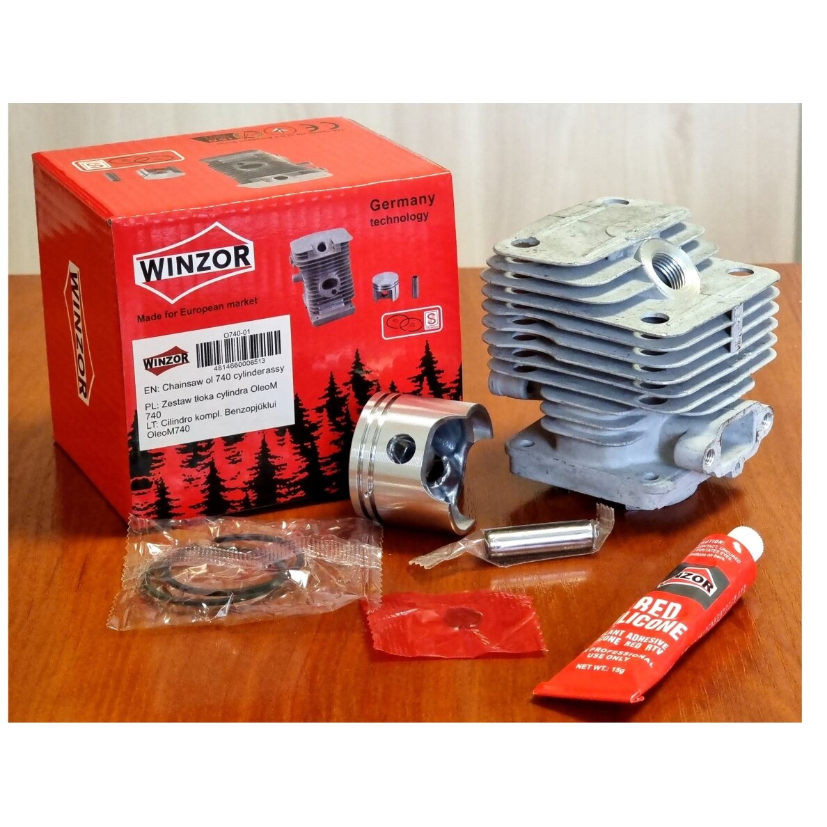 Cilindro komplektas Oleo-Mac 440 BP 740T 740S SP40 TP74 EFCO 8400 8405 40mm 074000280B Cilindro komplektas Oleo-Mac 440 BP 740T 740S SP40 TP74 EFCO 8400 8405 40mm 074000280B