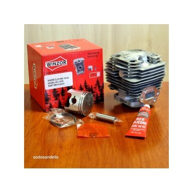 Cilindras skirtas Husqvarna 143R II 143AE 443RB 542RBS Zenoah G45L E45A 510064201 515361401