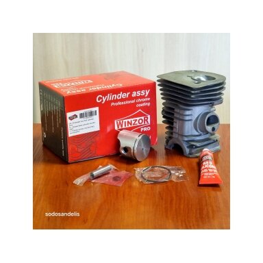Cilindro komplektas Husqvarna 240, 340, 340e, 345, 345e, 350, 350EPA, Jonsered 2141 40mm #503870073