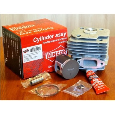 Cilindro komplektas Husqvarna 362 365 371 372 Jonsered 2065 2165 48mm #503939071 Cilindro komplektas Husqvarna 362 365 371 372 Jonsered 2065 2165 48mm #503939071