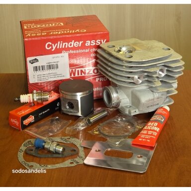 Cilindro komplektas NIKASIL Husqvarna 362 365 371 372 Jonsered 2065 2165 48mm  #503939071