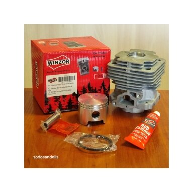 Cilindro komplektas Oleo-Mac 753 453BP 744 753T 755 Efco 8530 8535 8550 61112035B 45MM Cilindro komplektas Oleo-Mac 753 453BP 744 753T 755 Efco 8530 8535 8550 61112035B 45MM
