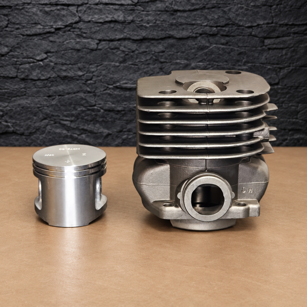 HYWAY TITANIKEL Husqvarna 372XP \/ 371XP \/ 365 \/ 362 cylinder kit 50 mm - 503 93 93 72 7 HYWAY TITANIKEL Husqvarna 372XP \/ 371XP \/ 365 \/ 362 cylinder kit 50 mm - 503 93 93 72 7