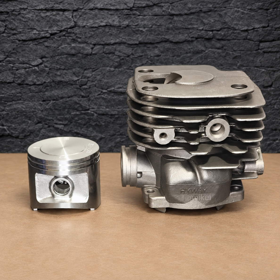 HYWAY TITANIKEL Husqvarna 372XP \/ 371XP \/ 365 \/ 362 cilindru komplekts 52 mm Big Bore - 503 93 93 72 5