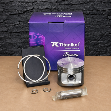 HYWAY TITANIKEL Husqvarna 372XP \/ 371XP \/ 365 \/ 362 cilindru komplekts 52 mm Big Bore - 503 93 93 72 1
