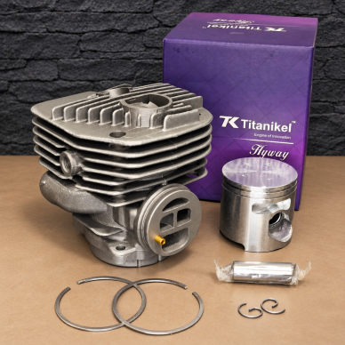 HYWAY TITANIKEL Husqvarna K960 / K960 V2 / K970 cylinder kit 56 mm with side decompression port - 544 93 56 02 HYWAY TITANIKEL Husqvarna K960 / K960 V2 / K970 cylinder kit 56 mm with side decompression port - 544 93 56 02