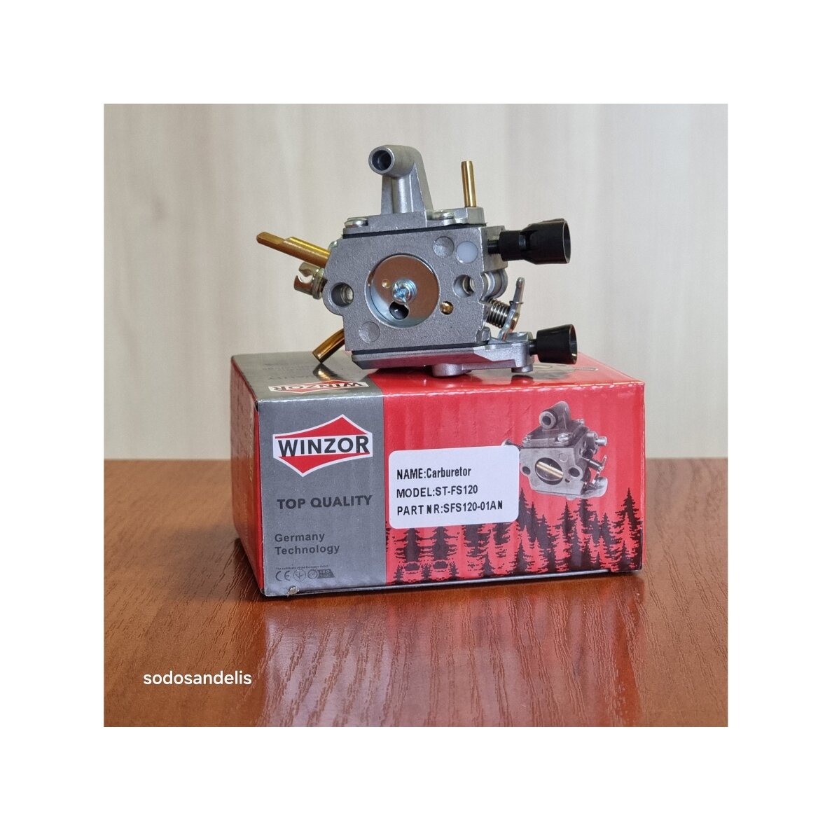 Karbiuratorius FS120 FS200 FS200R FS250 FS300 FS350 Trimeriams 41341200653 C1Q-S162A Karbiuratorius FS120 FS200 FS200R FS250 FS300 FS350 Trimeriams 41341200653 C1Q-S162A