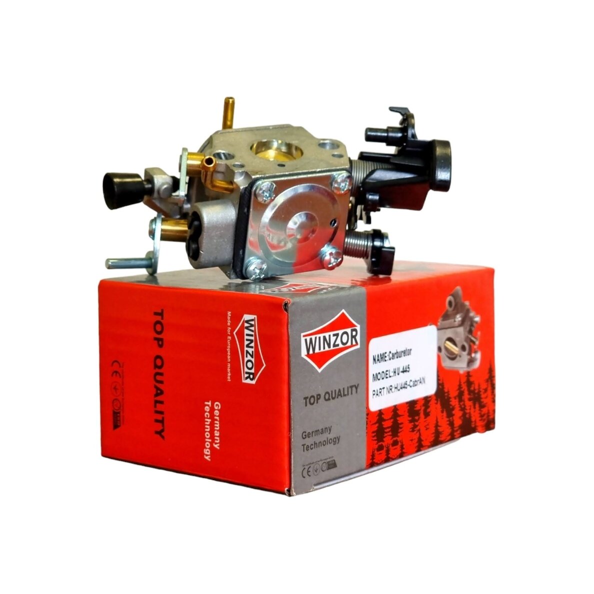 Karburators Husqvarna 445; 445 e-series; 445 e-series II; 445 II;, 450; 450 e-series; 450 e-series II; 450 II; 450 Rancher, Jonsered CS2245 CS2250 6 Karburators Husqvarna 445; 445 e-series; 445 e-series II; 445 II;, 450; 450 e-series; 450 e-series II; 450 II; 450 Rancher, Jonsered CS2245 CS2250 6