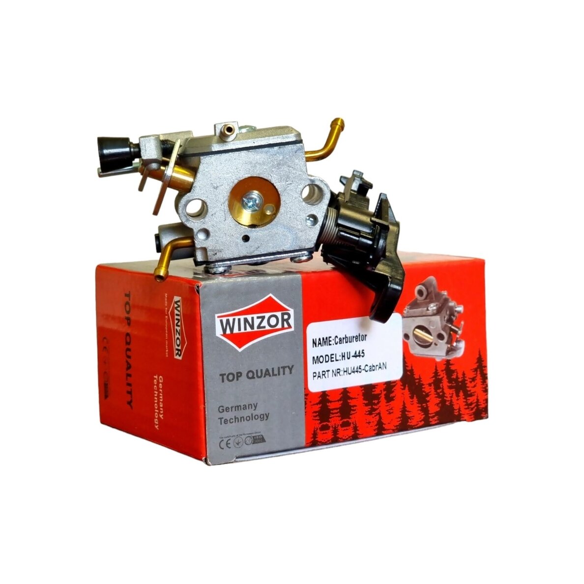 Karburators Husqvarna 445; 445 e-series; 445 e-series II; 445 II;, 450; 450 e-series; 450 e-series II; 450 II; 450 Rancher, Jonsered CS2245 CS2250 1
