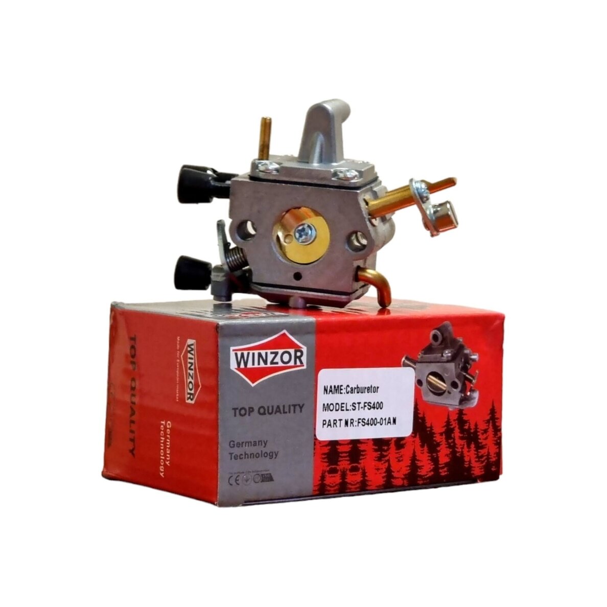 Karbiuratorius skirtas STIHL FS400 FS450 FS480 SP400 SP450 SP451 SP481 3 Karbiuratorius skirtas STIHL FS400 FS450 FS480 SP400 SP450 SP451 SP481 3