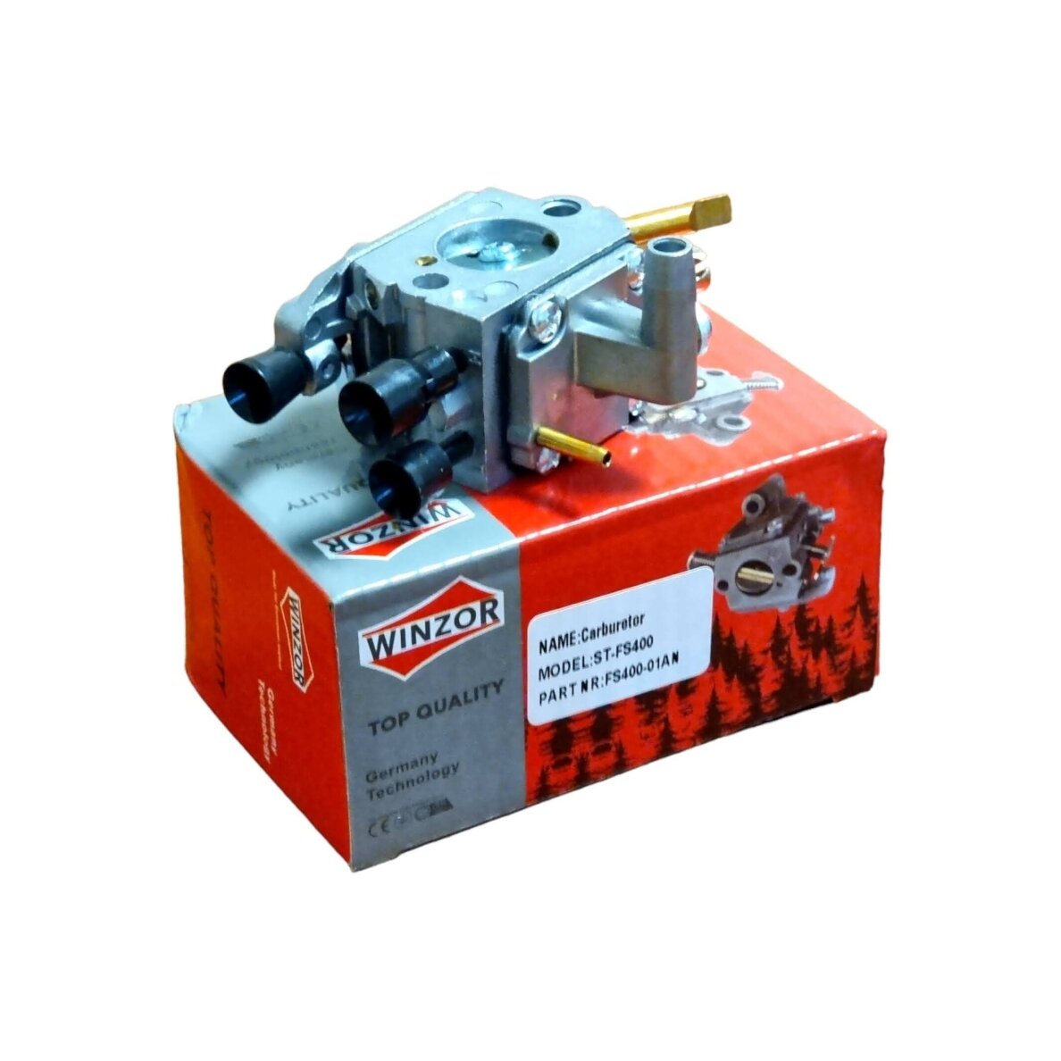 Karbiuratorius skirtas STIHL FS400 FS450 FS480 SP400 SP450 SP451 SP481 8 Karbiuratorius skirtas STIHL FS400 FS450 FS480 SP400 SP450 SP451 SP481 8