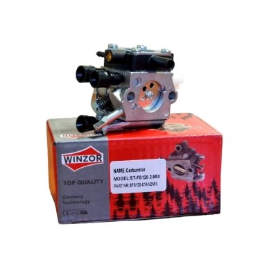 Karbiuratorius tinkantis STIHL FS120 2-Mix, FS 120 R 2-Mix 4134 120 0612 1 Karbiuratorius tinkantis STIHL FS120 2-Mix, FS 120 R 2-Mix 4134 120 0612 1