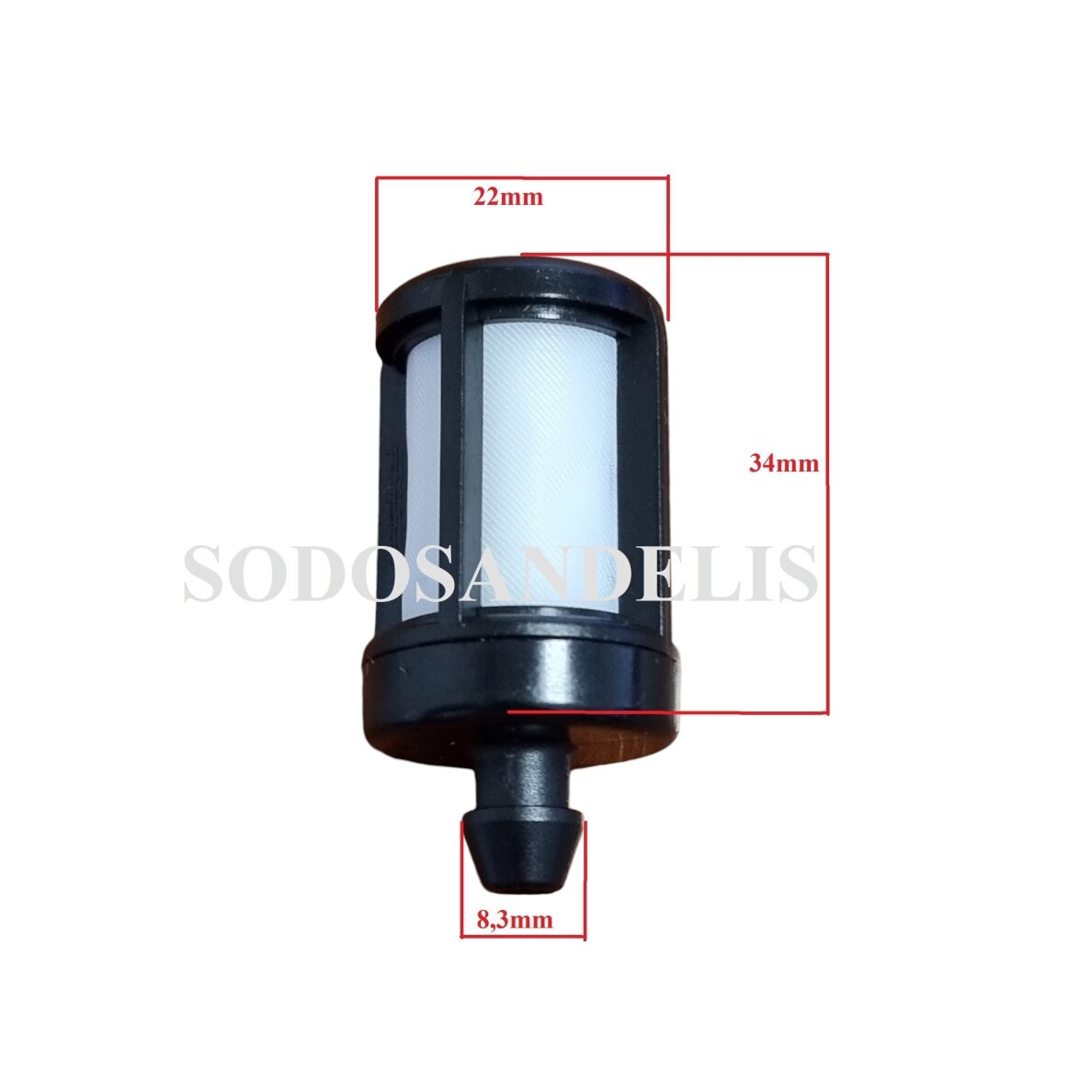 Kuro filtras skirtas STIHL technikai 8.3mm 00003503518
