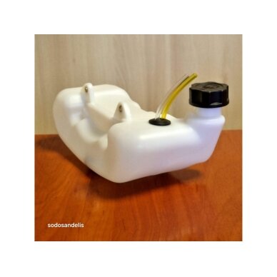 Kuro bakas kiniškam trimeriui su šonine užpylimo anga 43cc 52cc TL43 / TL52 1 Kuro bakas kiniškam trimeriui su šonine užpylimo anga 43cc 52cc TL43 / TL52 1