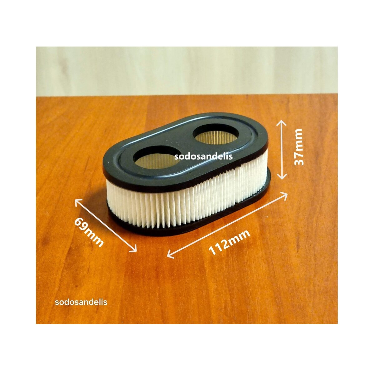 Oro filtras skirtas BRIGGS & STRATTON 550 625 725 798452 593260 Oregon R-30-168 STENS 102-861 Oro filtras skirtas BRIGGS & STRATTON 550 625 725 798452 593260 Oregon R-30-168 STENS 102-861