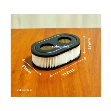 Air filter for BRIGGS & STRATTON 550 625 725  798452 593260 Oregon R-30-168 STENS 102-861