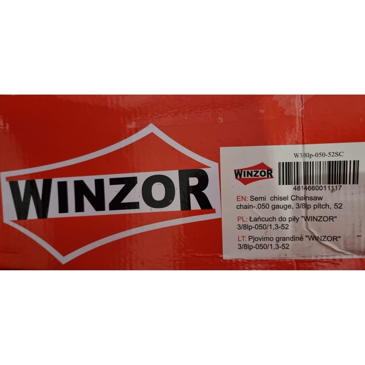 Pjovimo grandinė  "WINZOR"  3/8lp-050/1,3-52 1