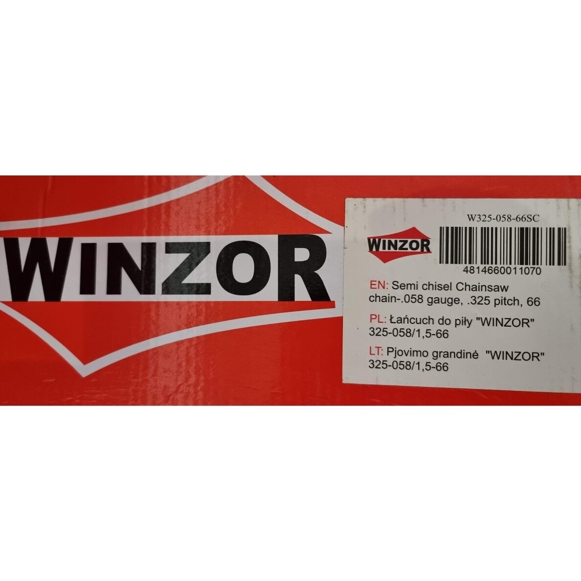 Pjovimo grandinė  "WINZOR"   325-058/1,5-66 1
