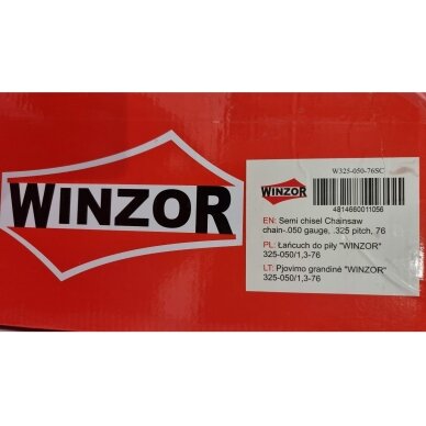 Pjovimo grandinė "WINZOR" 325-050/1,3-76 1 Pjovimo grandinė "WINZOR" 325-050/1,3-76 1