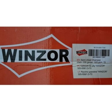 Pjovimo grandinė  "WINZOR"   325-058/1,5-72 1