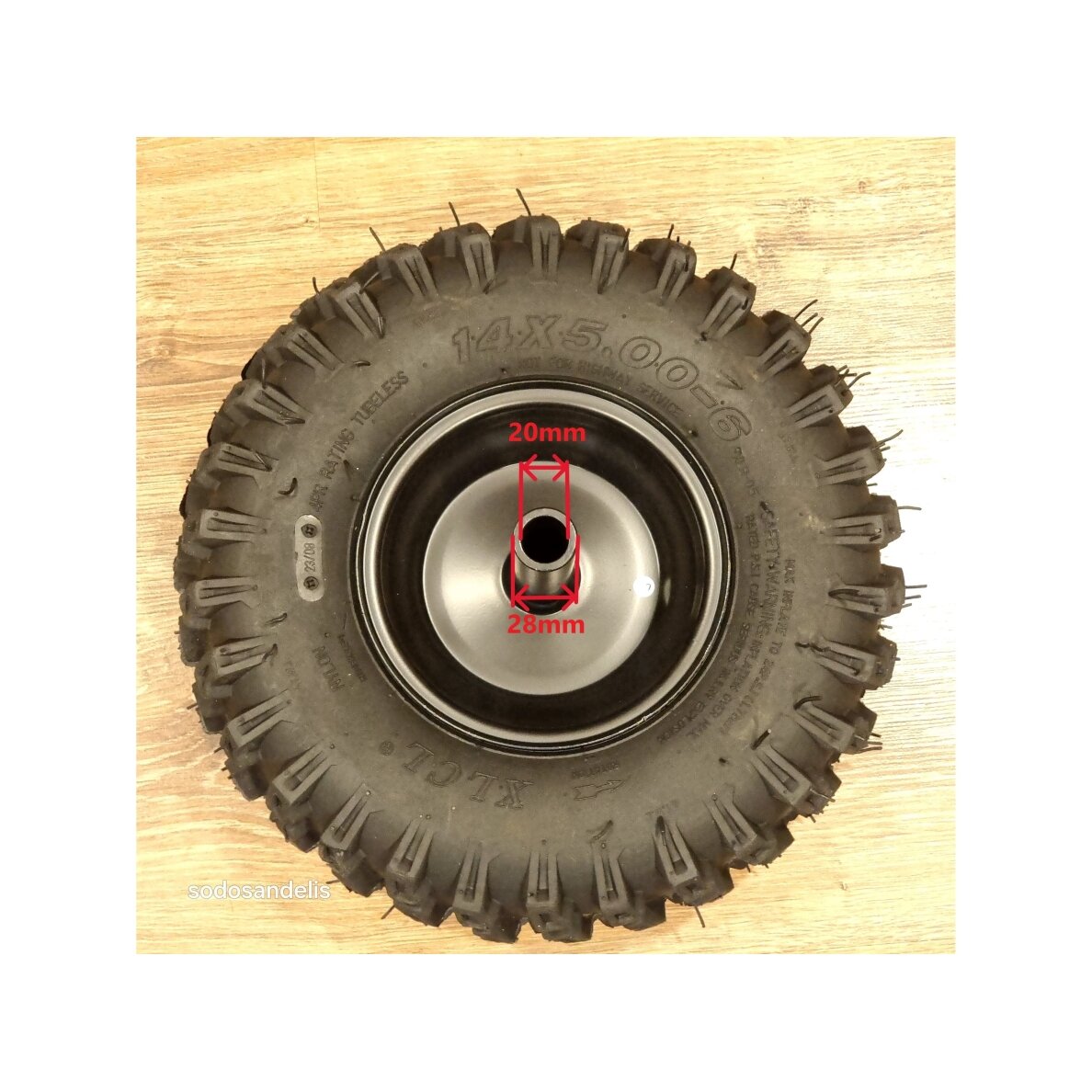 Riteņu komplekts sniega pūtējam WEIMA WWS0724B(E) 14X5-6 2