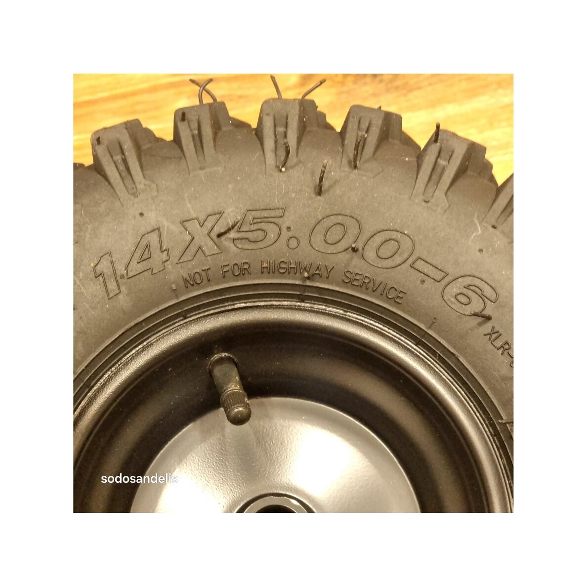 Riteņu komplekts sniega pūtējam WEIMA WWS0724B(E) 14X5-6 5