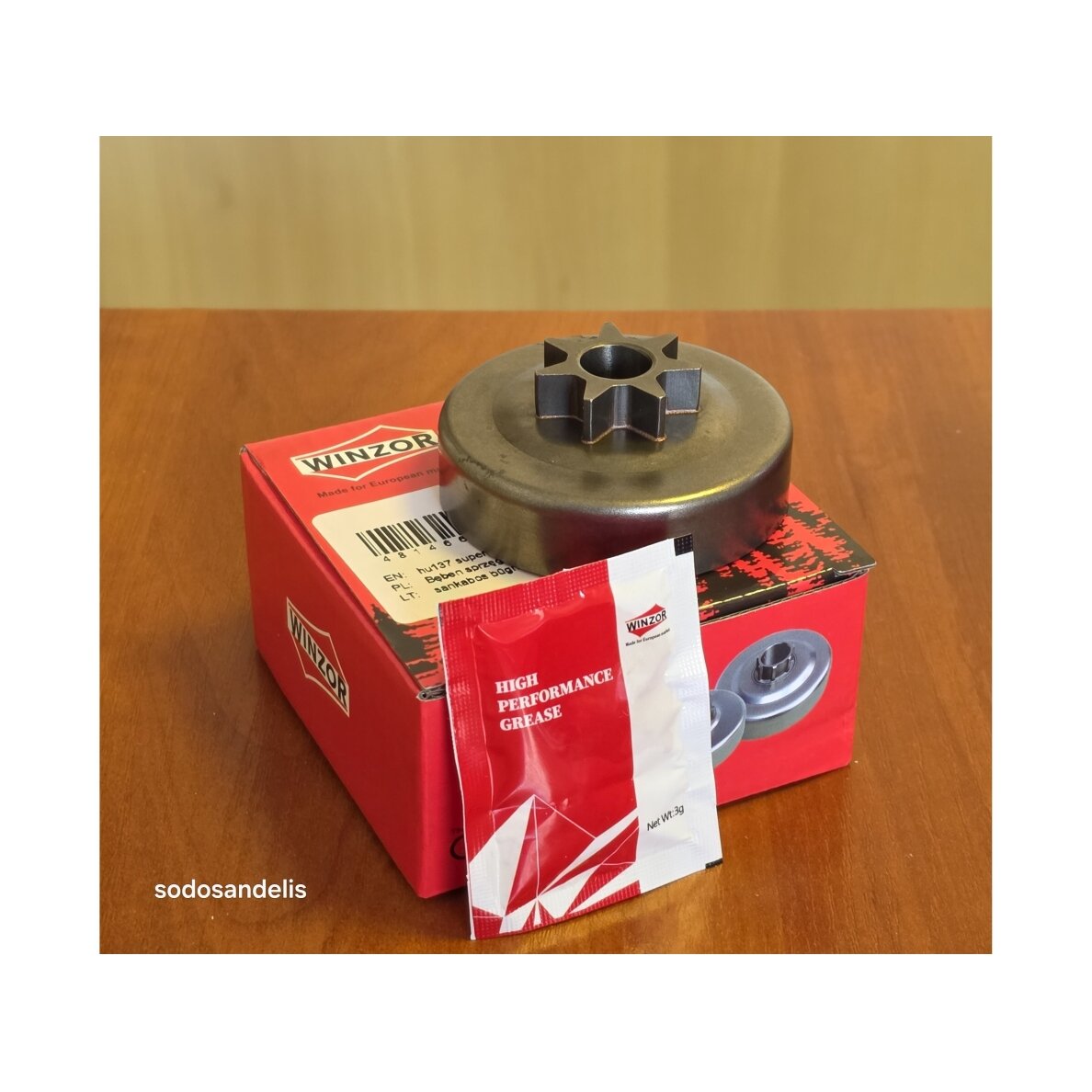 Clutch drum for Husqvarna 142 235 236 240 36 136 137 141 ; 325"-7T