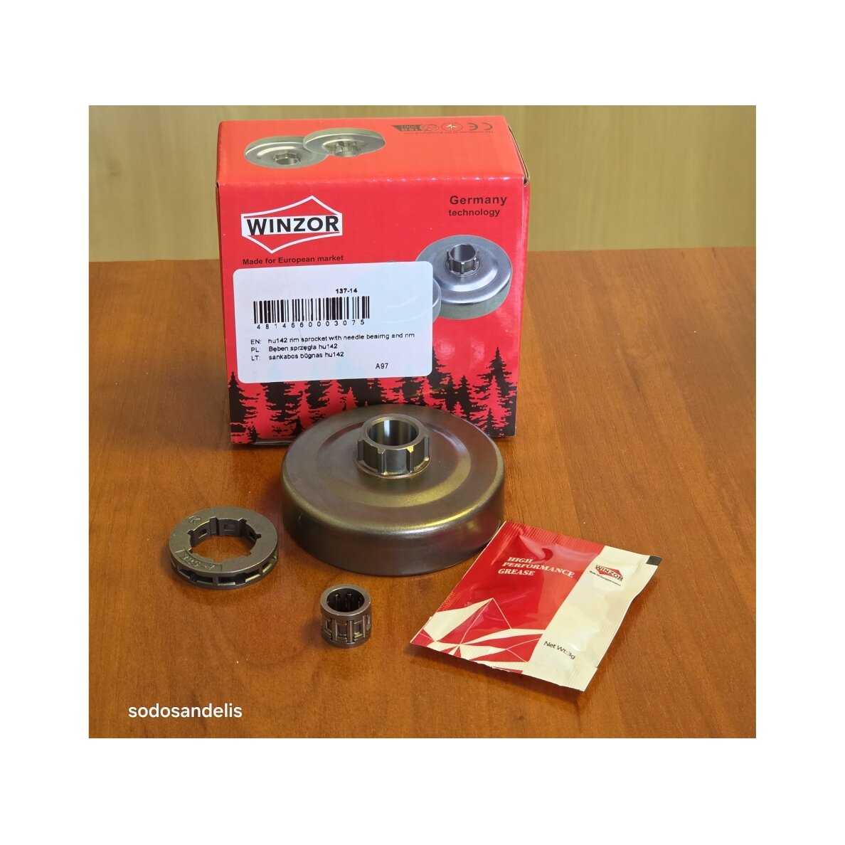 Sankabos būgnelis Husqvarna 137 141 142 235 236 240 36 136 #537291701 Sankabos būgnelis Husqvarna 137 141 142 235 236 240 36 136 #537291701