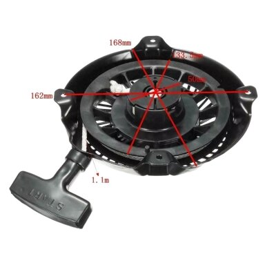 Starteris skirtas BRIGGS & STRATTON 5,5-6,5ag. varikliams.   591301 693394 791670 795930