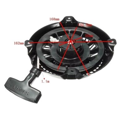 Starteris skirtas BRIGGS & STRATTON 5,5-6,5ag. varikliams. 591301 693394 791670 795930 1 Starteris skirtas BRIGGS & STRATTON 5,5-6,5ag. varikliams. 591301 693394 791670 795930 1