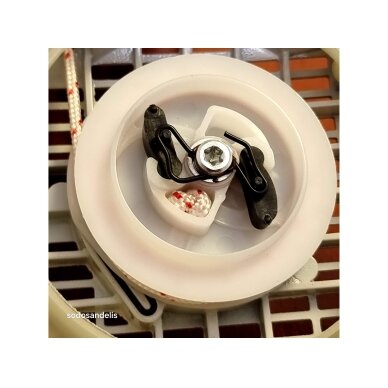Starteris STIHL MS361, MS341 motorzāģiem (metāla) Kods 1135 080 2102 3