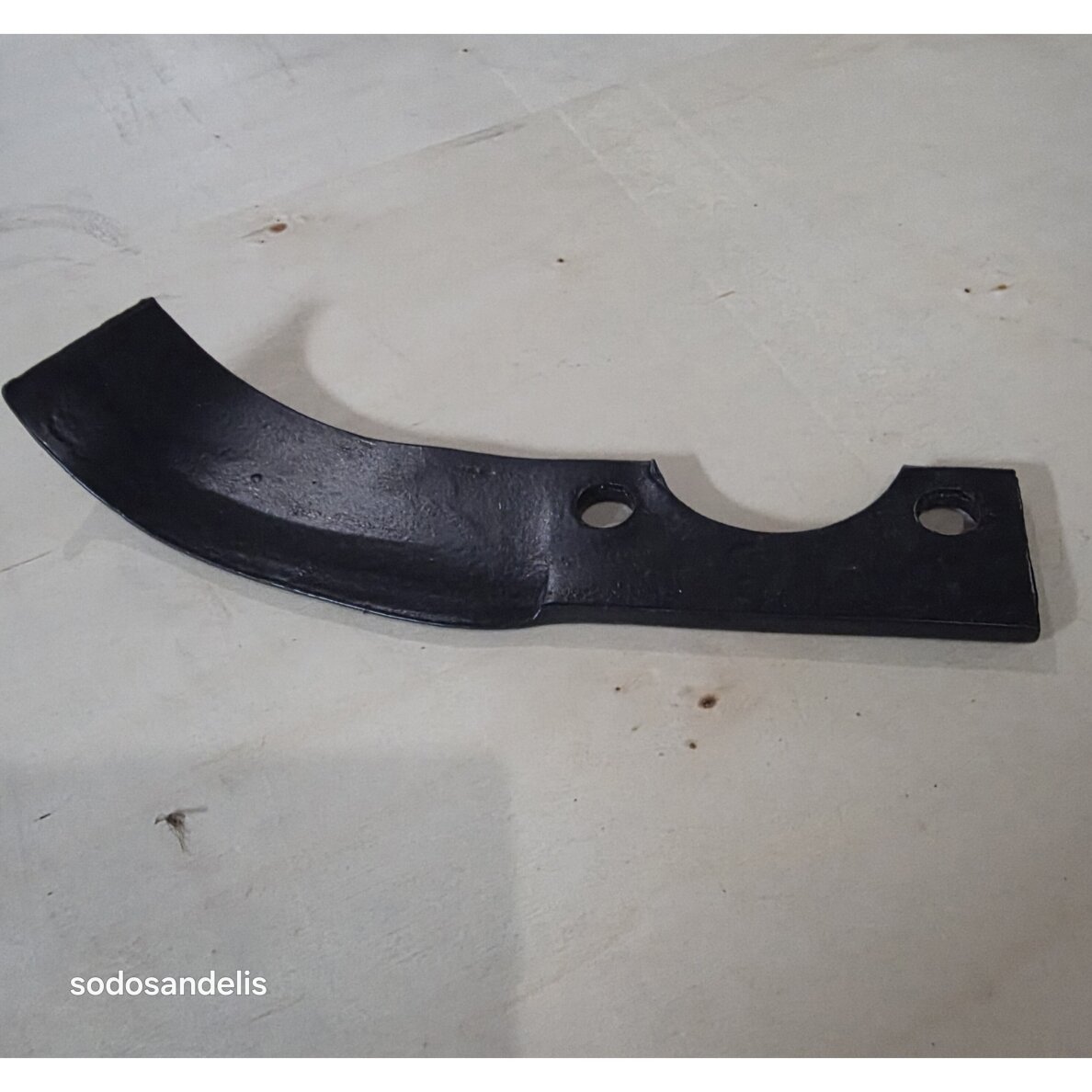 WM900M-3 power tiller rotary blade (inner short) left bend 1